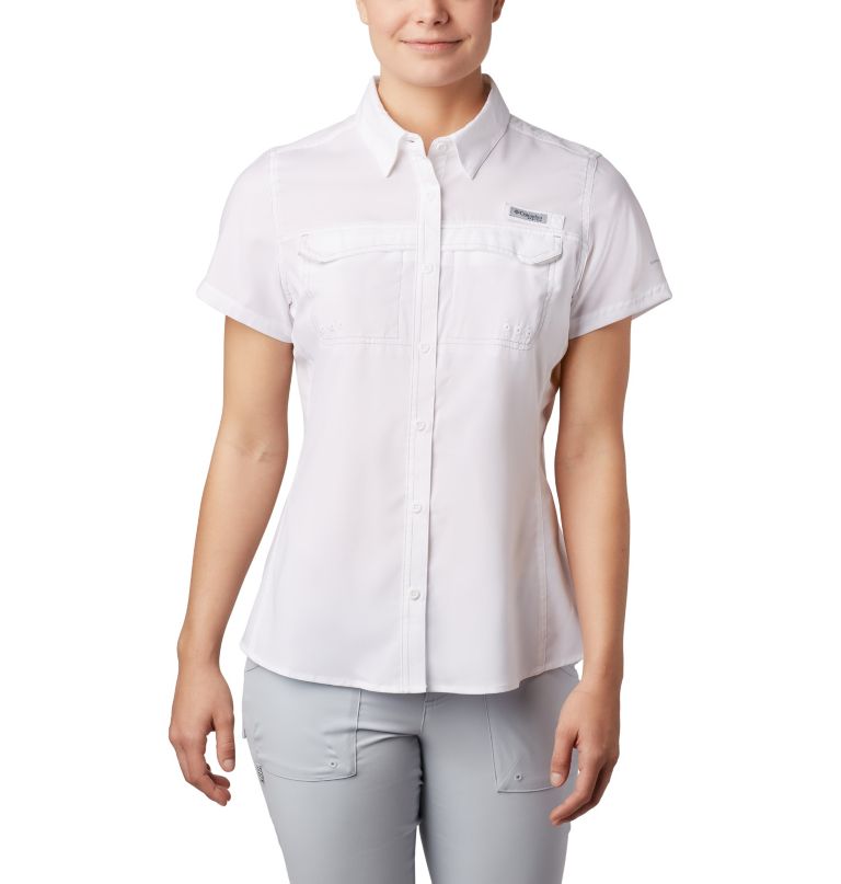 Columbi Women' PF L Drag Shor Sleev Shirt