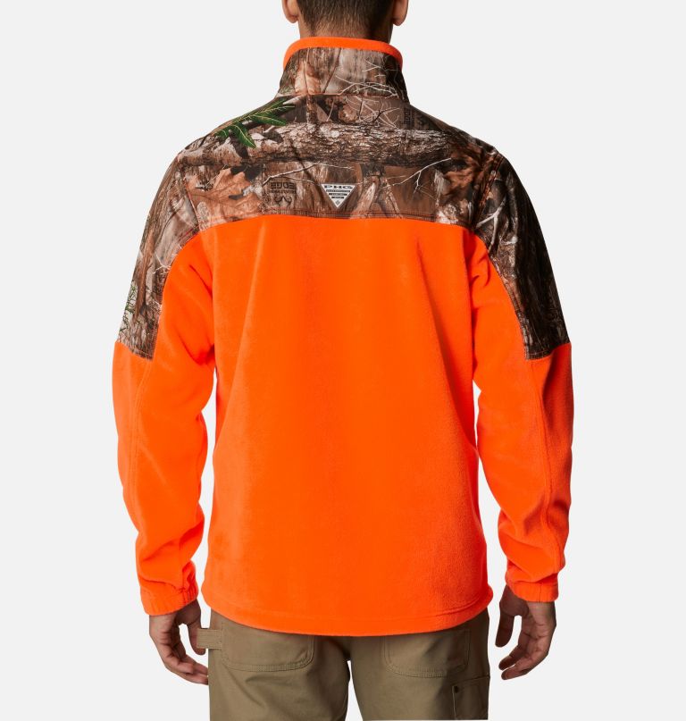 Columbi Men' PHG Fleec Overla 1/ Zi Pullover