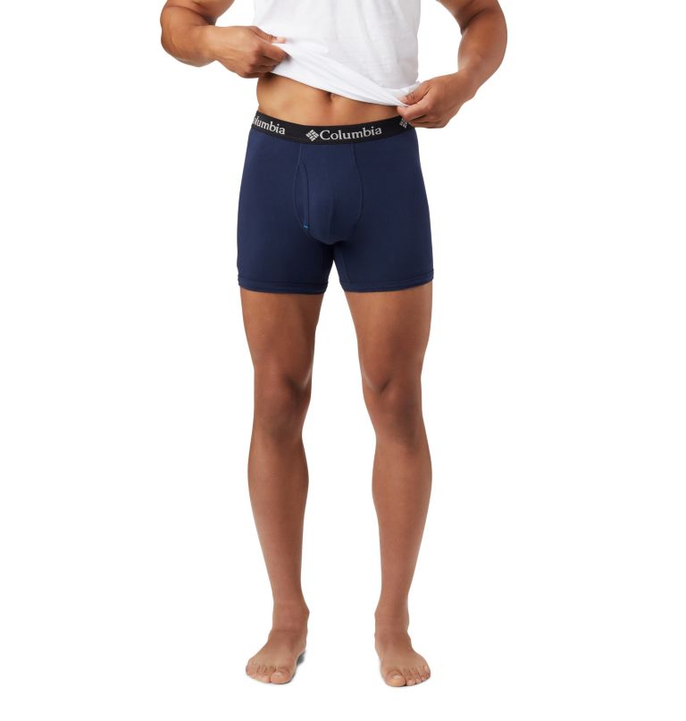 Columbi Men' Cotto Stretc Boxe Brief ( pack)