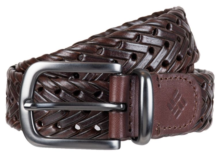 Columbi Men' Cottonwoo Canyo Leathe Belt