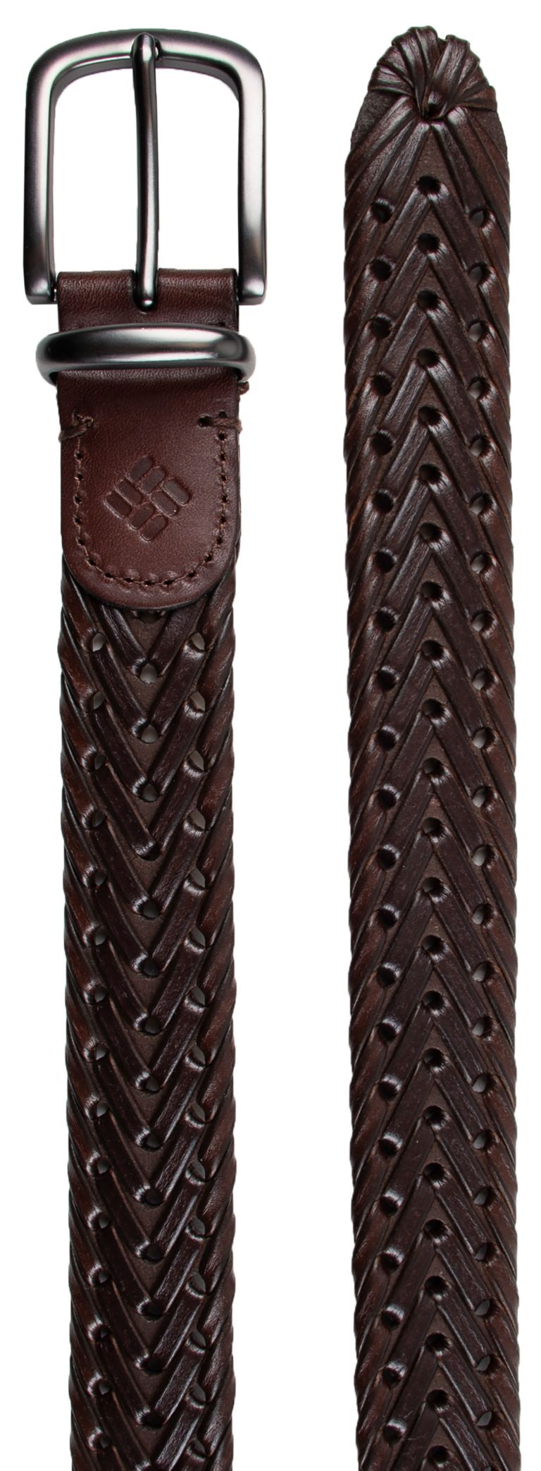Columbi Men' Cottonwoo Canyo Leathe Belt