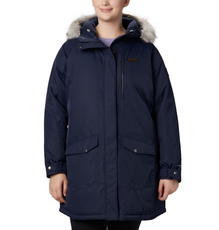 Columbi Women' Suttl Mountain Lon Insulate Jacke Plu Size
