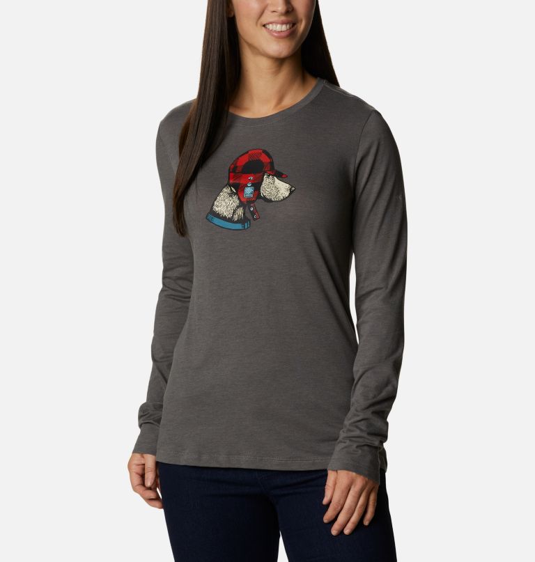 Columbi Women' Hidde Haven Lon Sleev T-Shirt