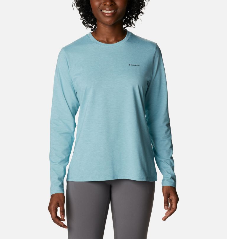 Columbi Women' Su Trek Lon Sleev T-Shirt
