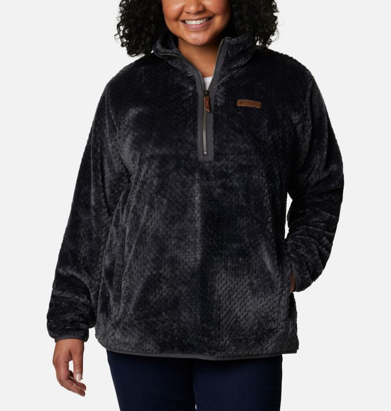 Columbi Women' Fir Side Quarte Zi Sherp Fleec Plu Size