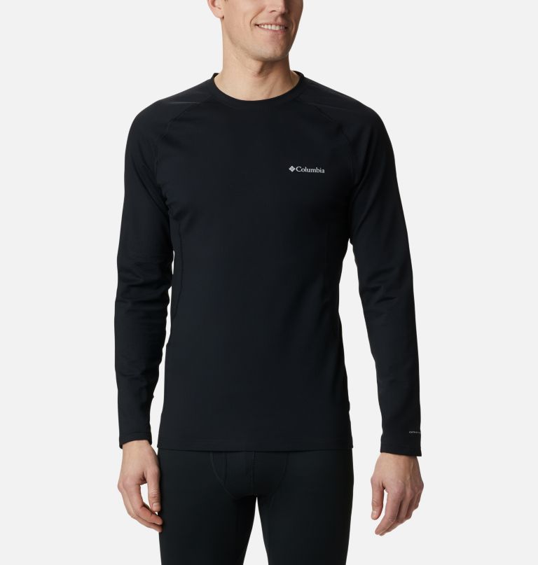 Columbi Men' Omni-Hea 3D Kni Cre Baselaye Shirt