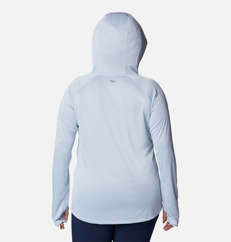 Columbi Women' PF Tida Tee Heathe Hoodi Plu Size