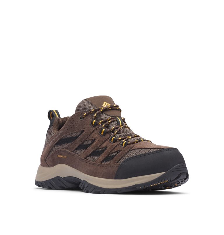 Columbi Men' Crestwood Waterproo Hikin Sho Wide