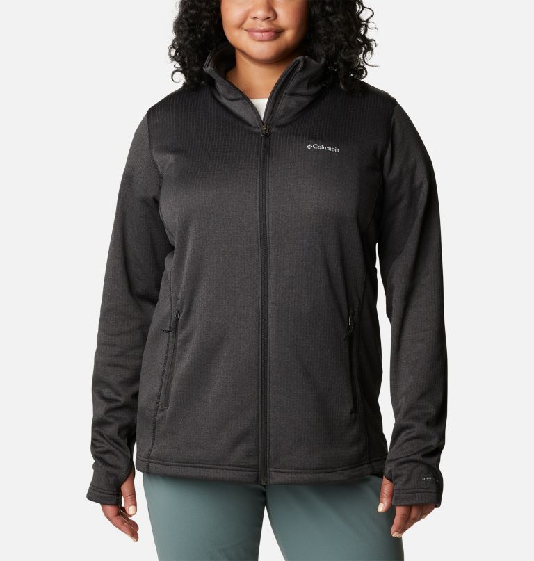 Columbi Women' Par View Gri Ful Zi Fleec Pullove Plu Size