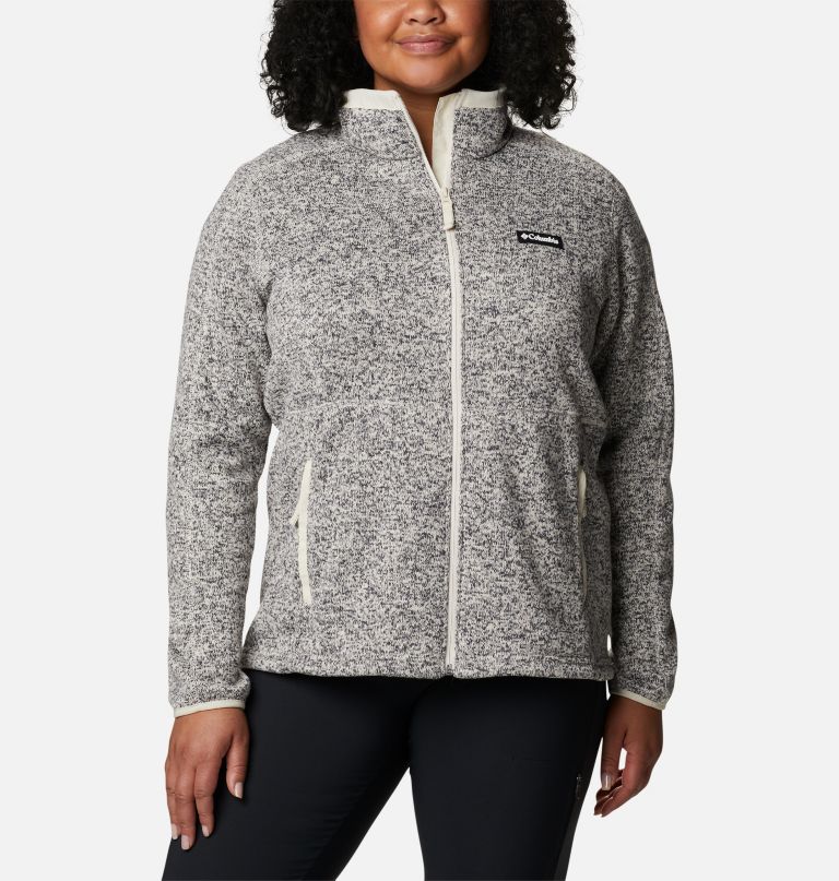 Columbi Women' Sweate Weather Fleec Ful Zi Jacke Plu Size