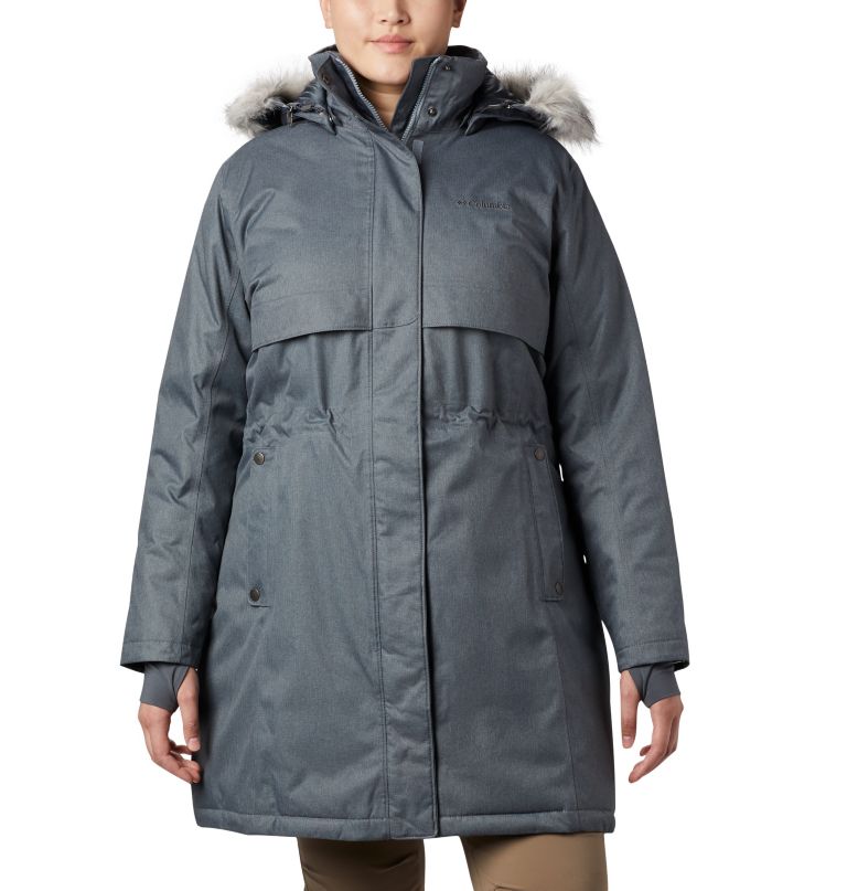 Columbi Women' Apre Arson I Lon Dow Jacke Plu Size