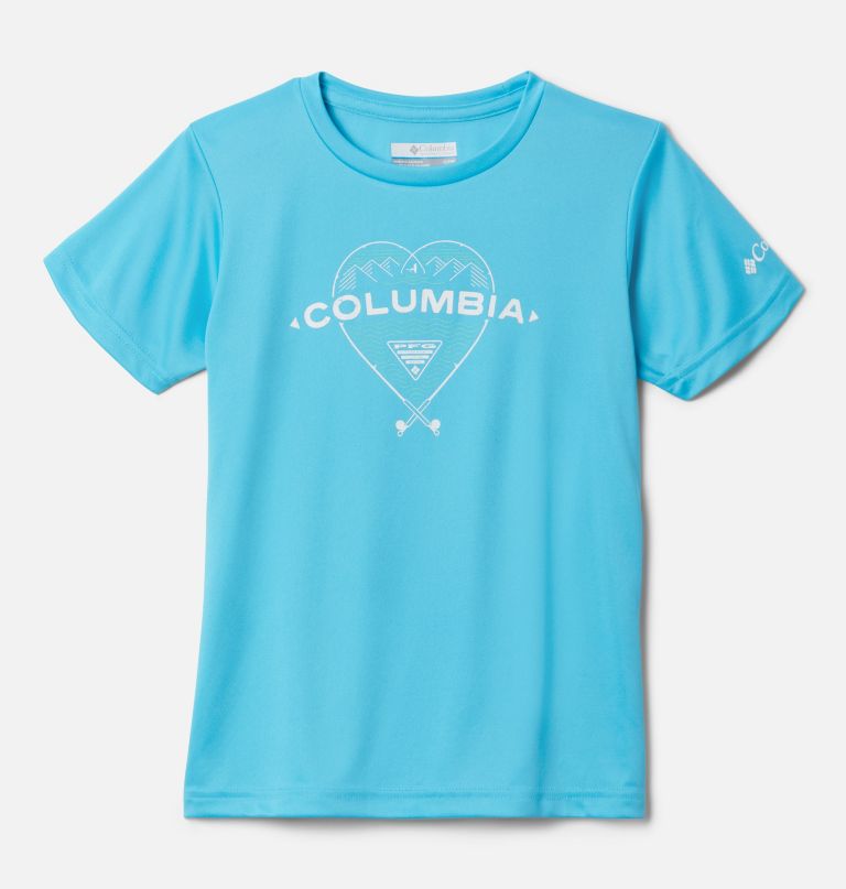 Columbi Girls PF Tida Tee Hear Shor Sleev Shirt