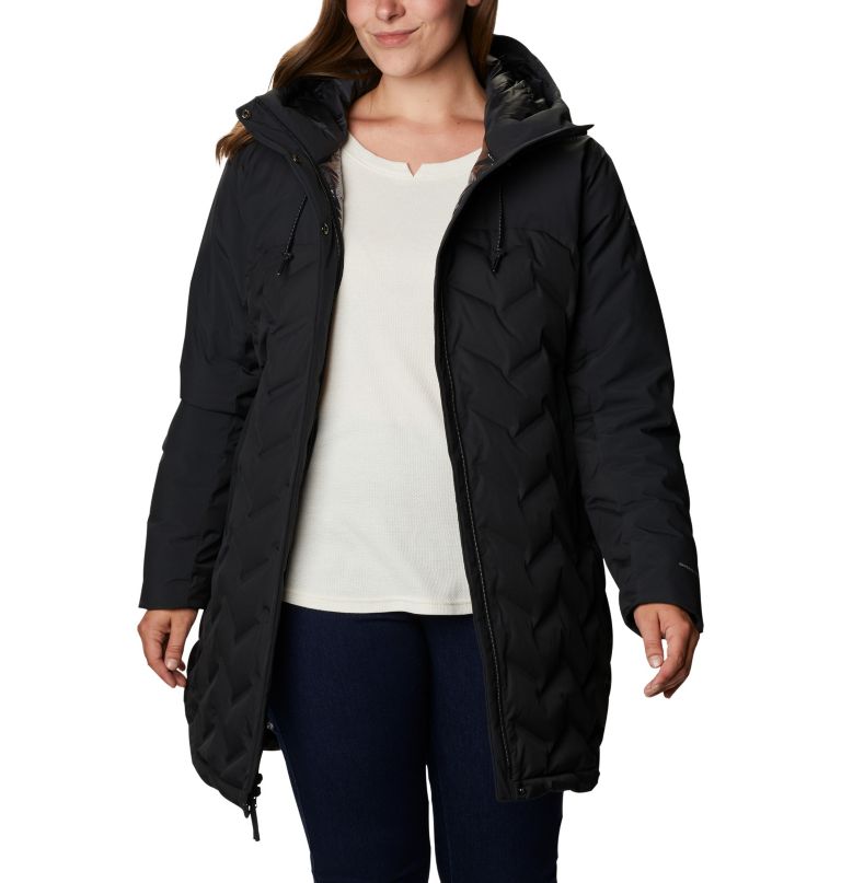 Columbi Women' Mountai Croo Lon Dow Jacke Plu Size