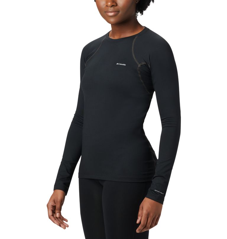 Columbi Women' Heavyweigh Stretc Lon Sleev Top