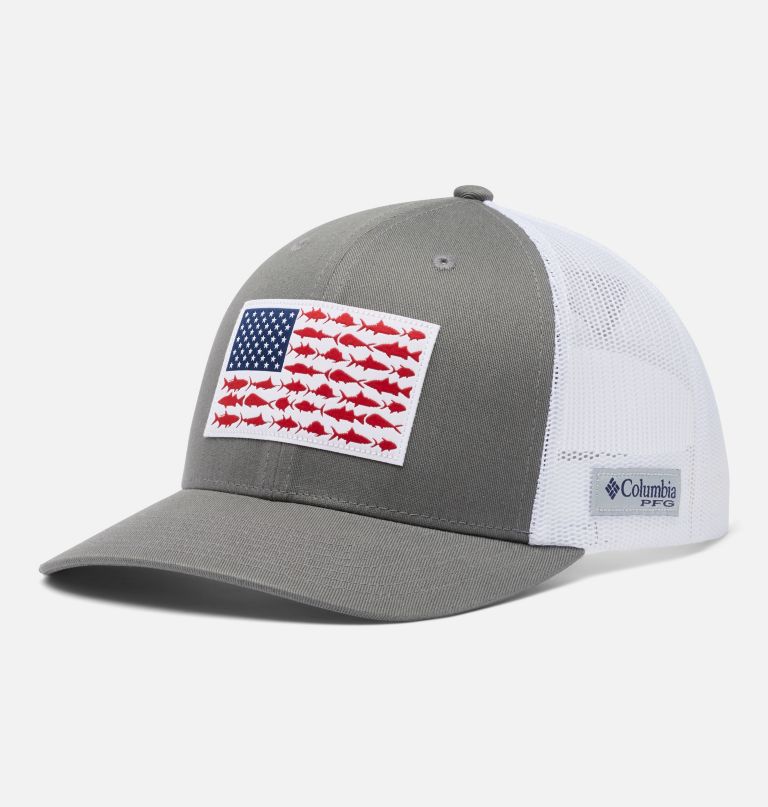 Columbi PF Fis Flag Mes Snapbac Hig Crown