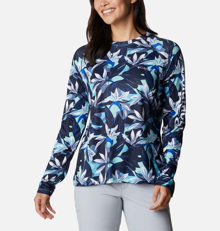 Columbi Women' PF Supe Tida Tee Lon Sleeve