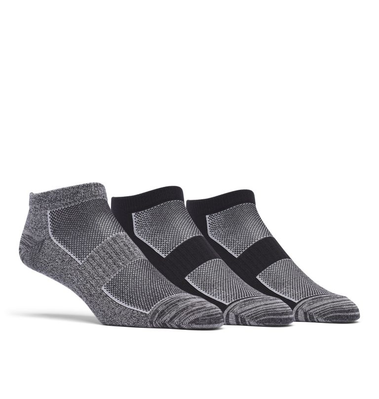Columbi Women' Fla Kni Marle Spac Dy No-Sho Soc Pack