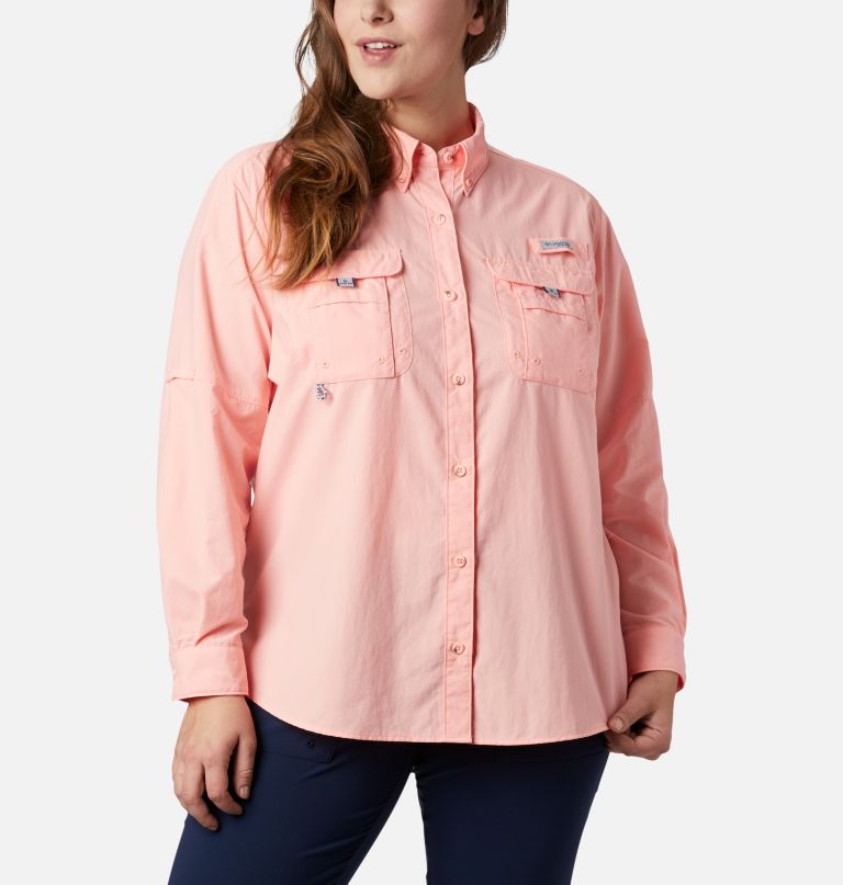 Columbi Women' PF Bahama Lon Sleev Plu Size