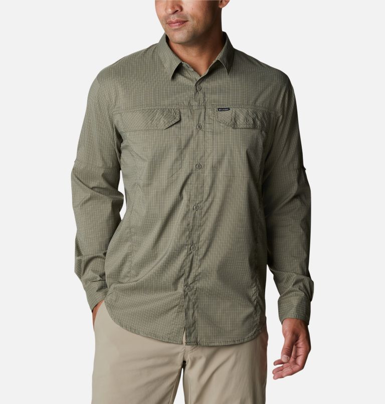 Columbi Men' Silve Ridg Lit Plaid Lon Sleev Shirt