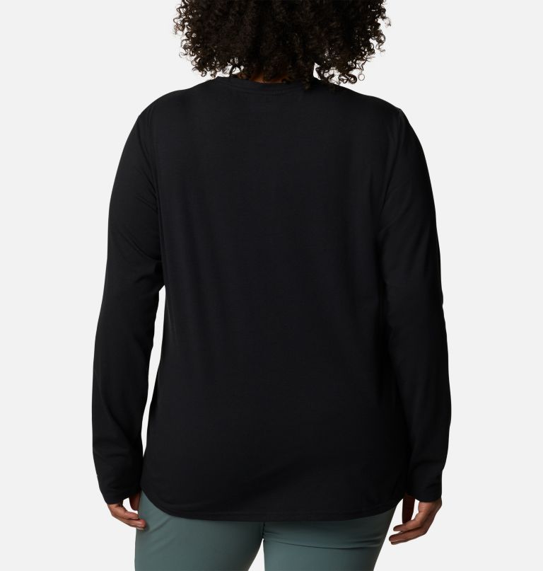 Columbi Women' Su Trek Lon Sleev T-Shir Plu Size