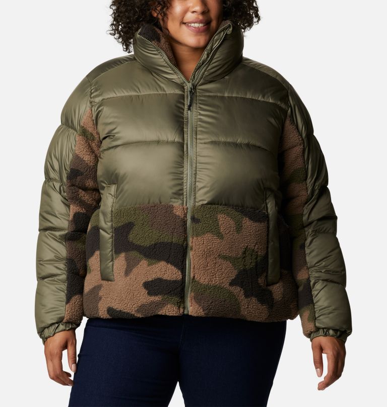 Columbi Women' Leadbette Point Sherp Hybri Jacke Plu Size