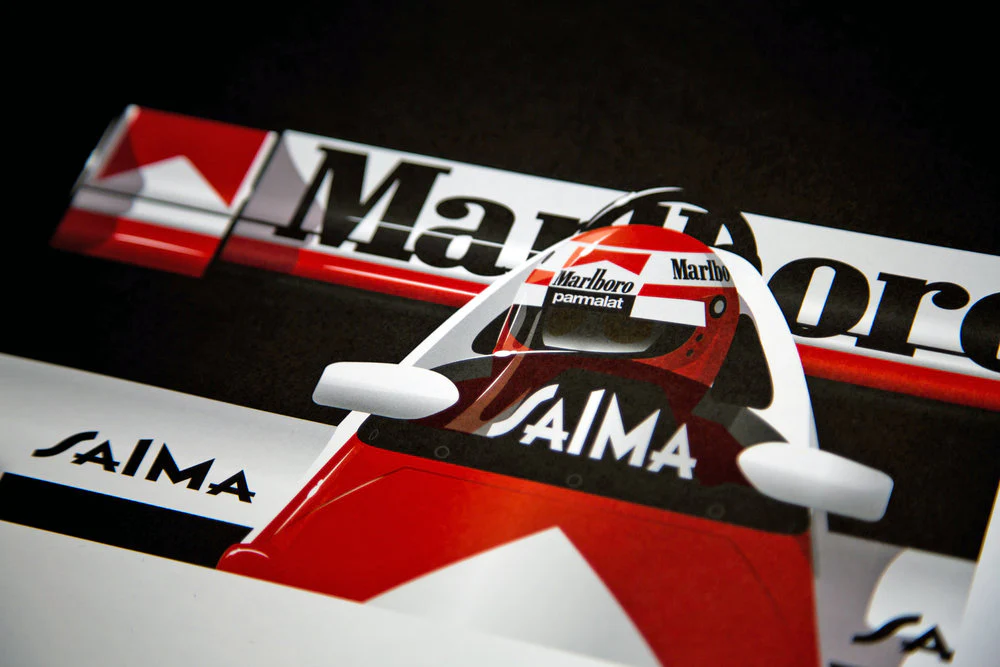 Niki Lauda, McLaren MP4/2 TAG Porsche | 1984