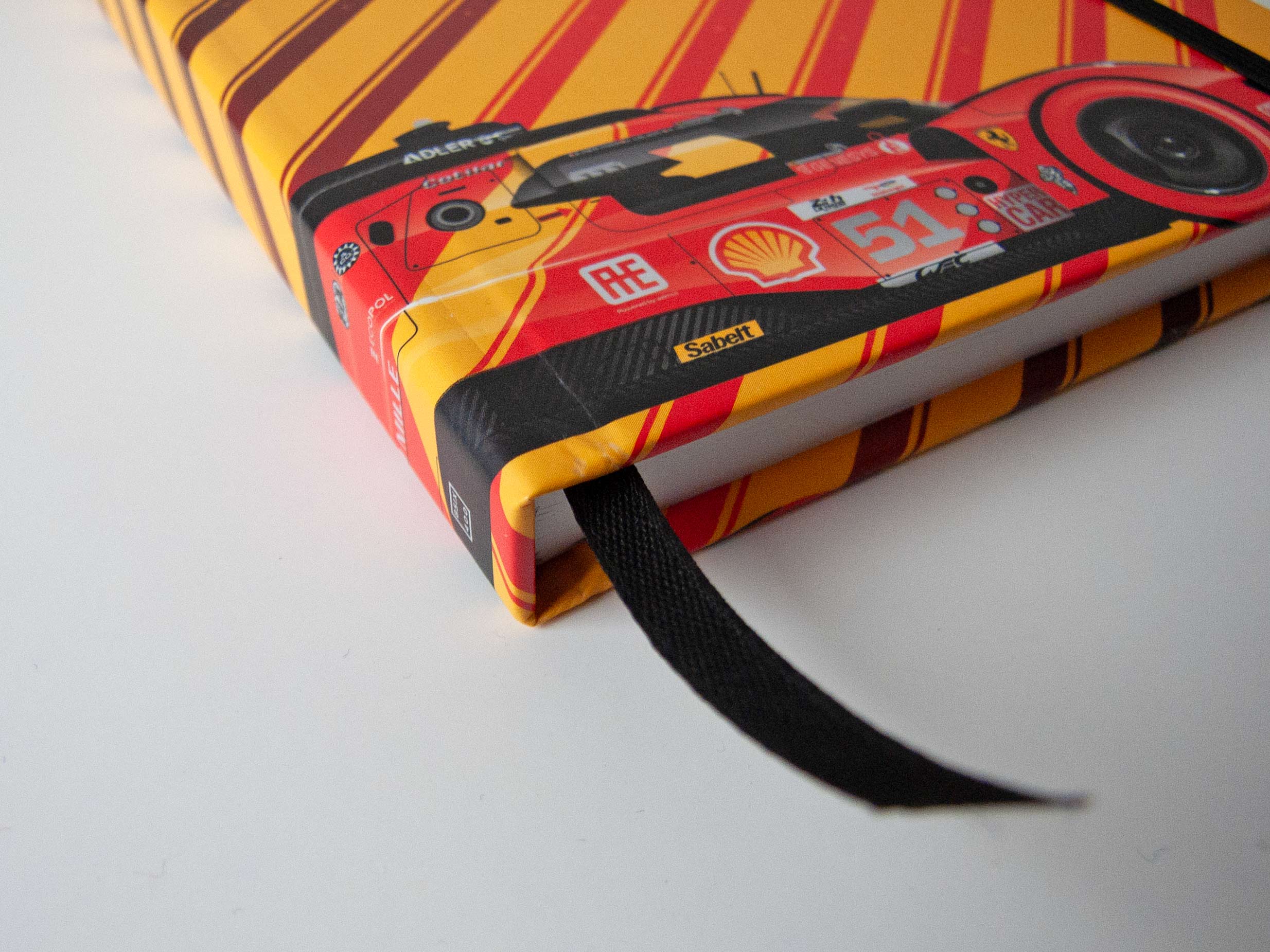 Notebook - Pier Guidi-Calado-Giovinazzi, Ferrari 499P Hypercar, 2023 24 Hours of Le Mans Winners