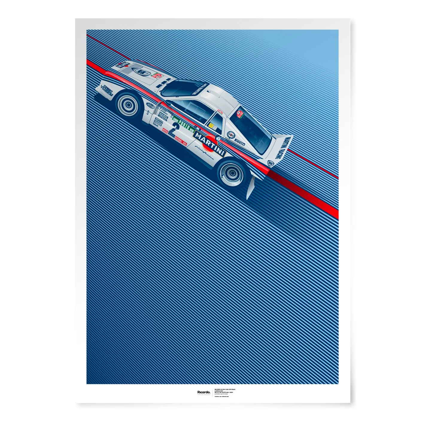 Markku Alen-Ilka Kivimaki, Lancia 037 Rally de Portugal 1984