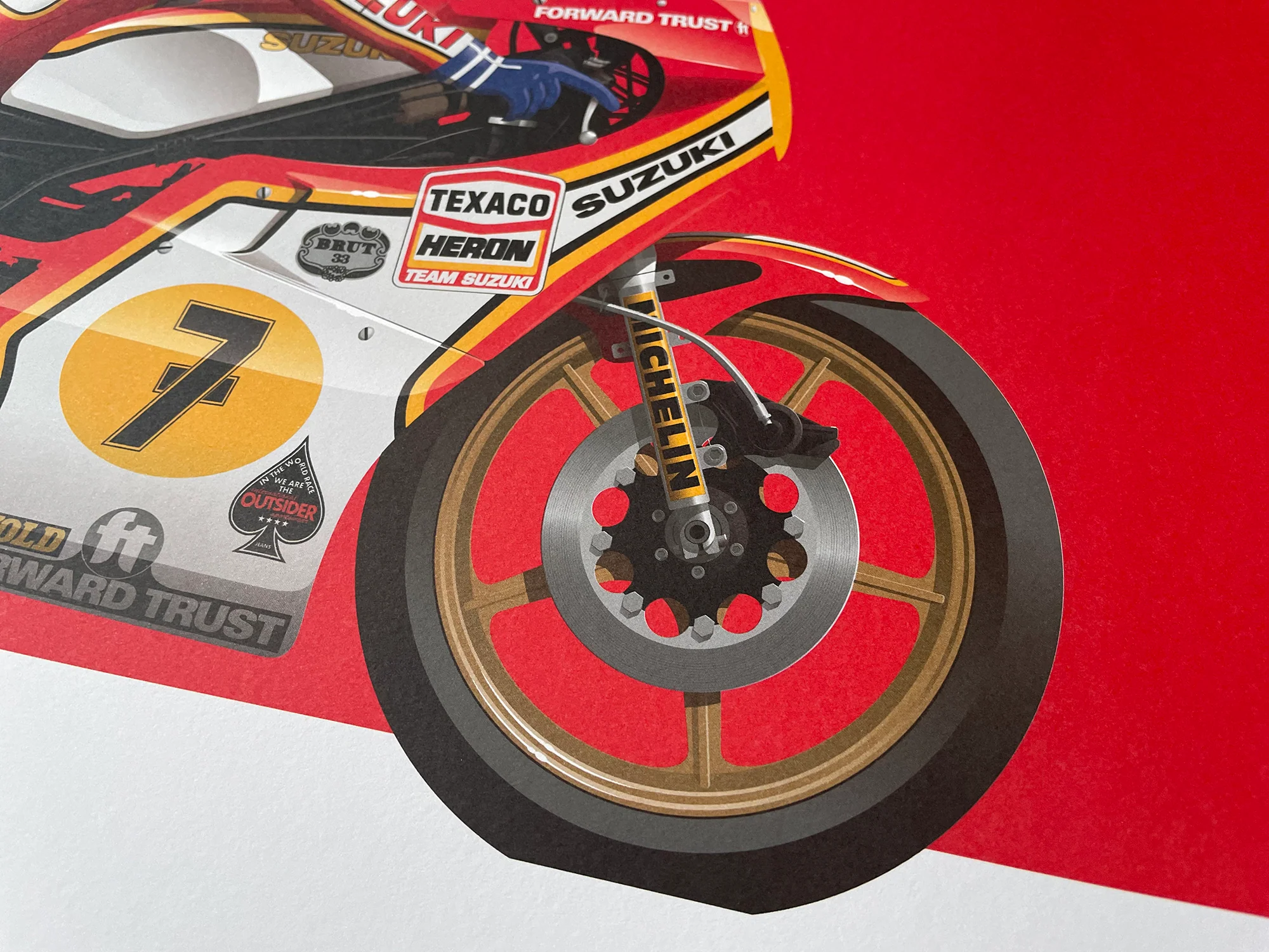 Barry Sheene, Suzuki RG500 XR14, 500cc World Champion 1977