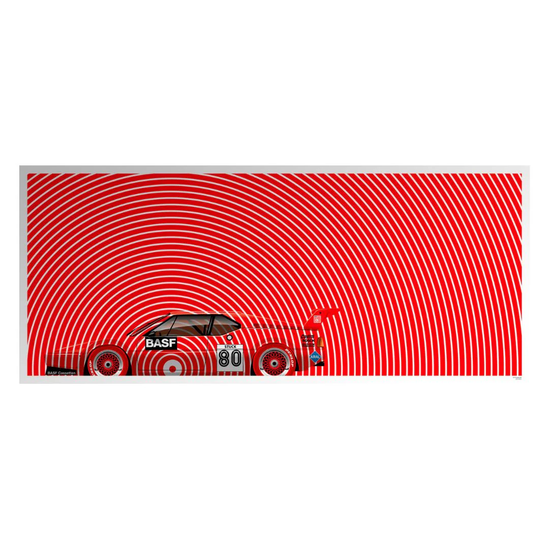 H.J. Stuck, BMW M1, 1980 - Big Format
