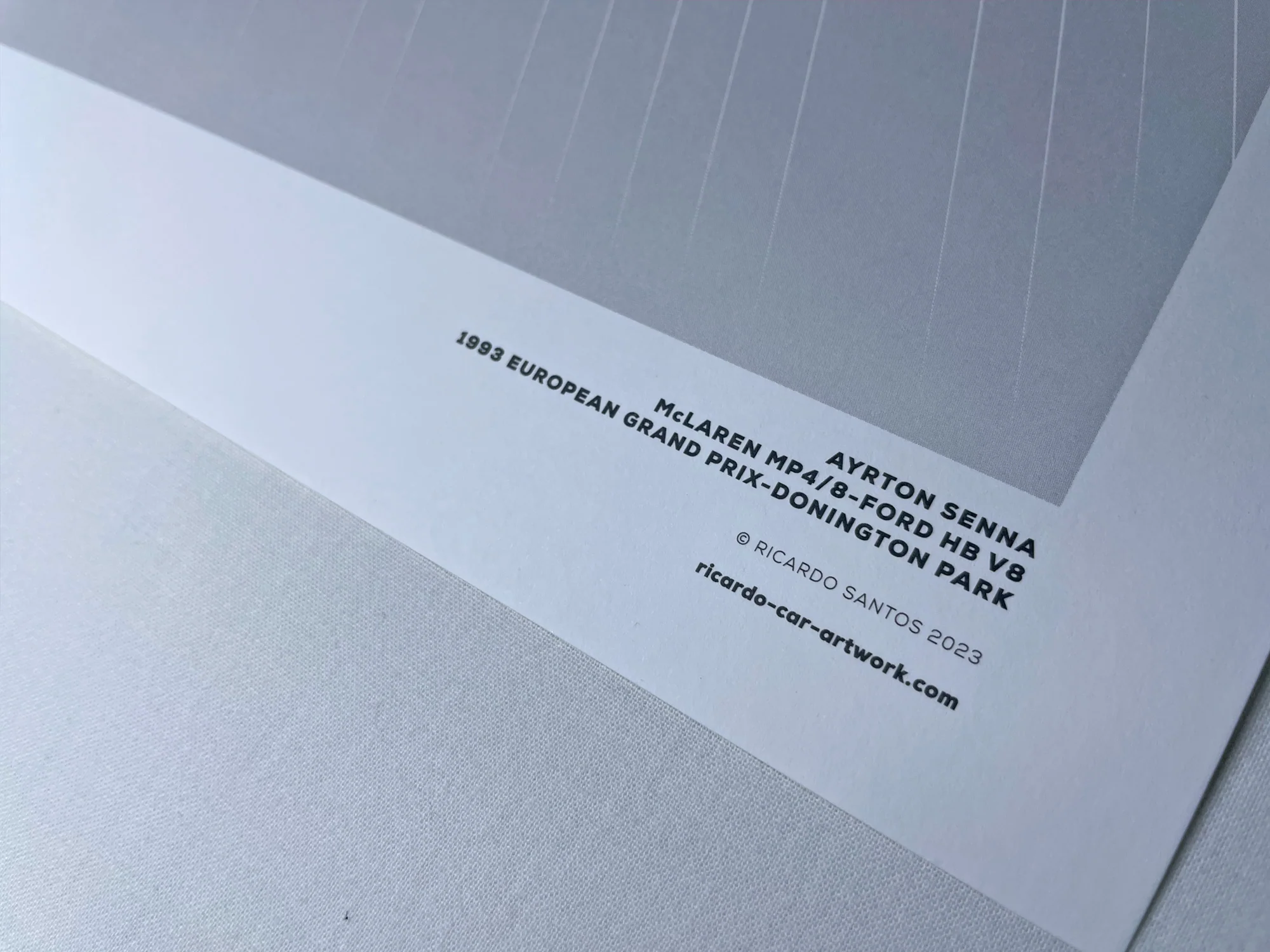 Ayrton Senna, McLaren MP4/8-Ford, European Grand Prix winner 1993