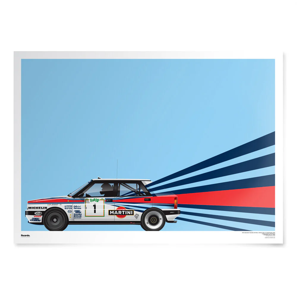 Miki Biasion-Tiziano Siviero, World Rally Champions 1988, Lancia Delta Integrale, Sanremo Rally 1988