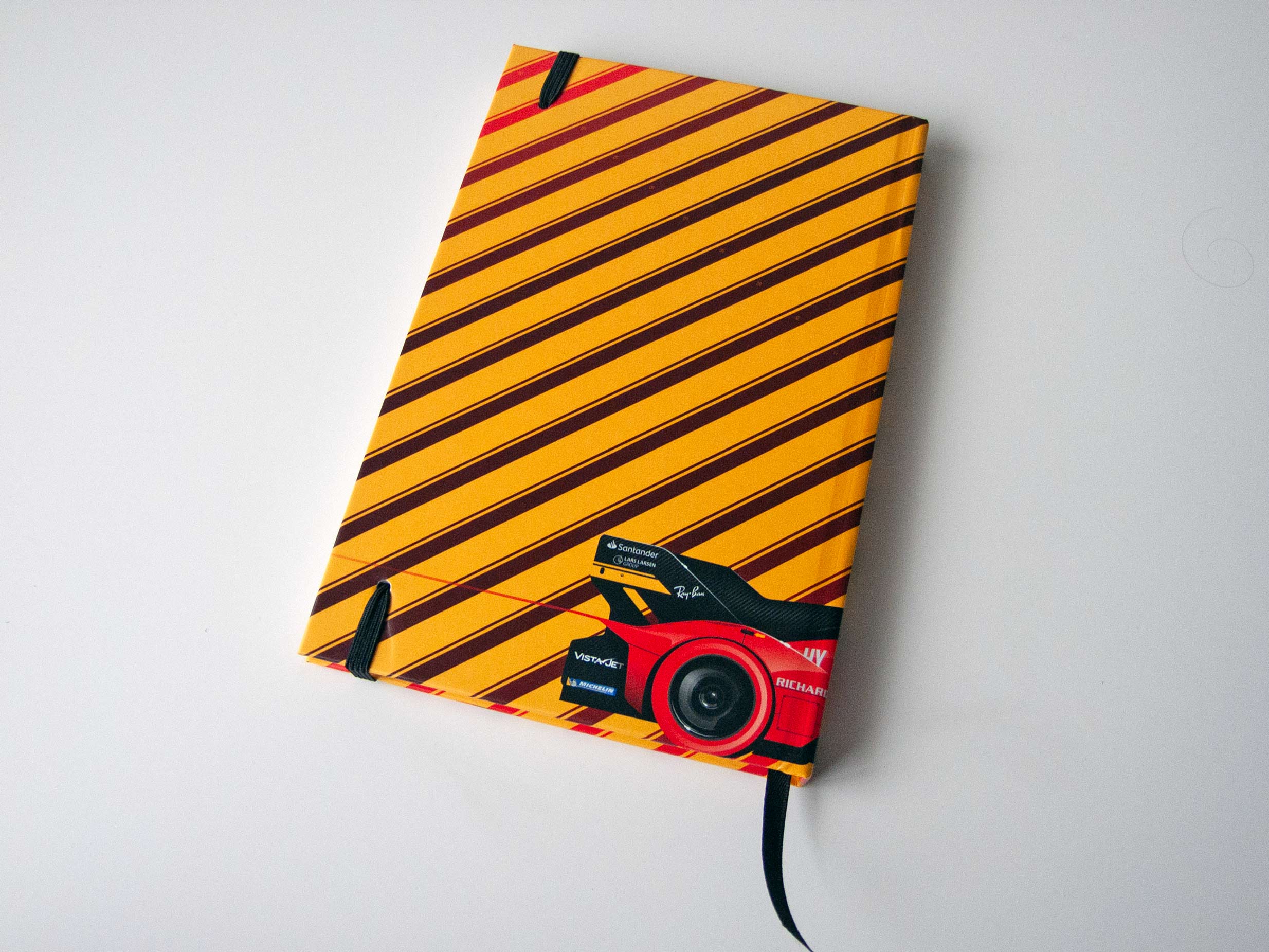 Notebook - Pier Guidi-Calado-Giovinazzi, Ferrari 499P Hypercar, 2023 24 Hours of Le Mans Winners