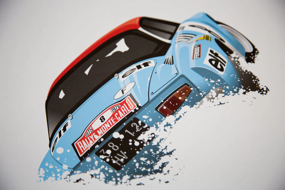 Jean-Pierre Nicolas - Vincent Laverne, Renault Alpine A110, Rally Monte Carlo 1975