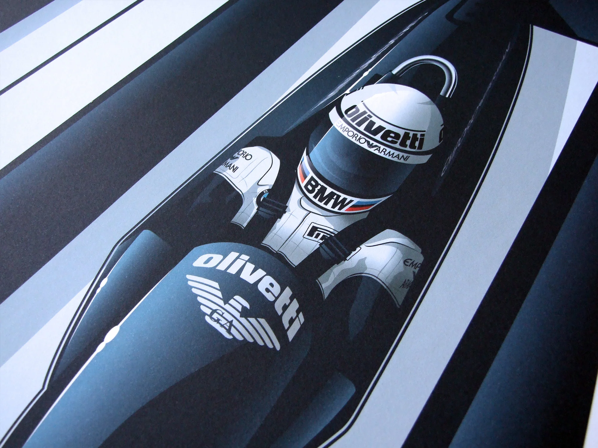 Il Pianista, Elio de Angelis, Brabham BT55-BMW 1986