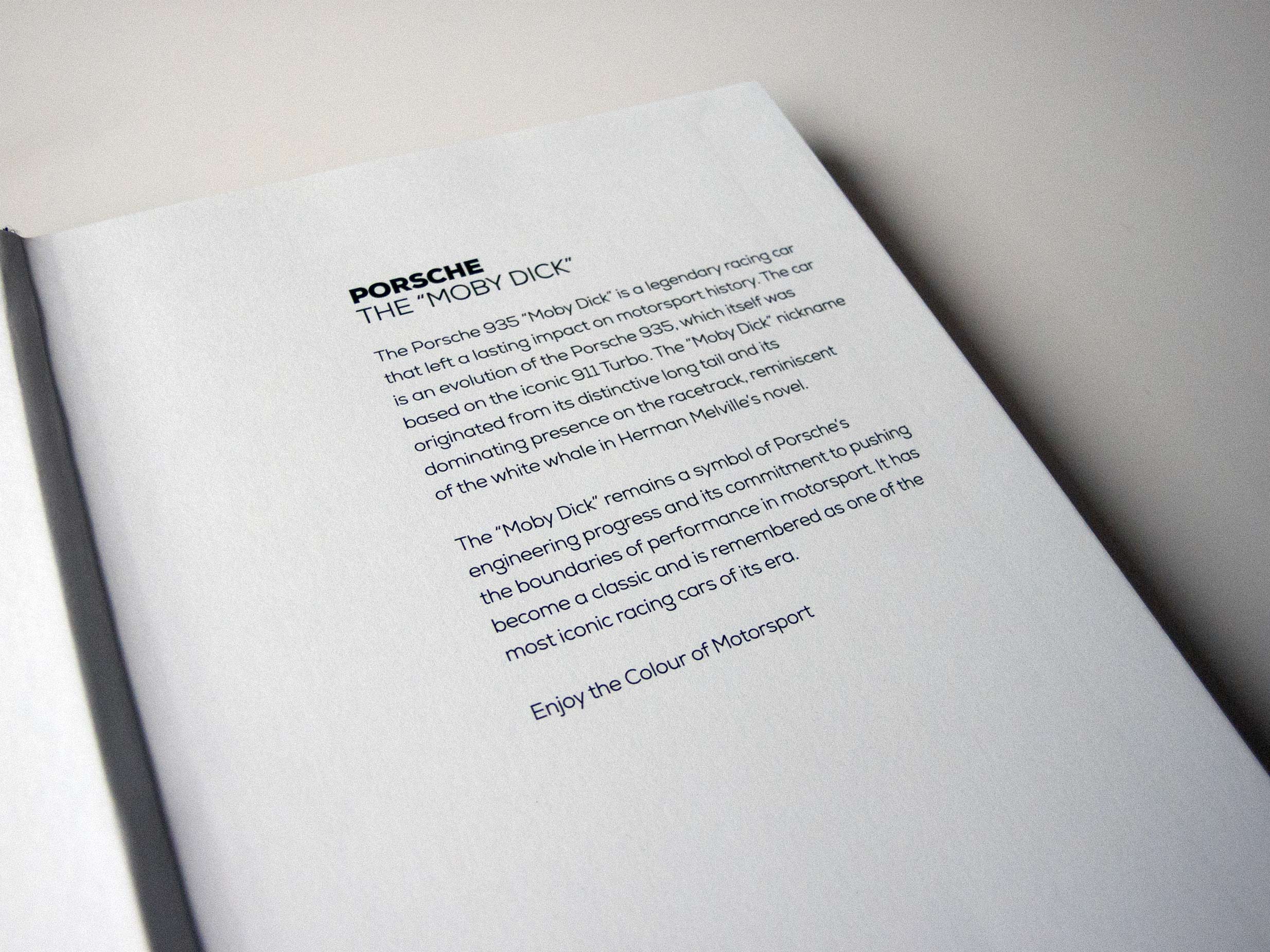 Notebook - Porsche 935 ��Moby Dick��