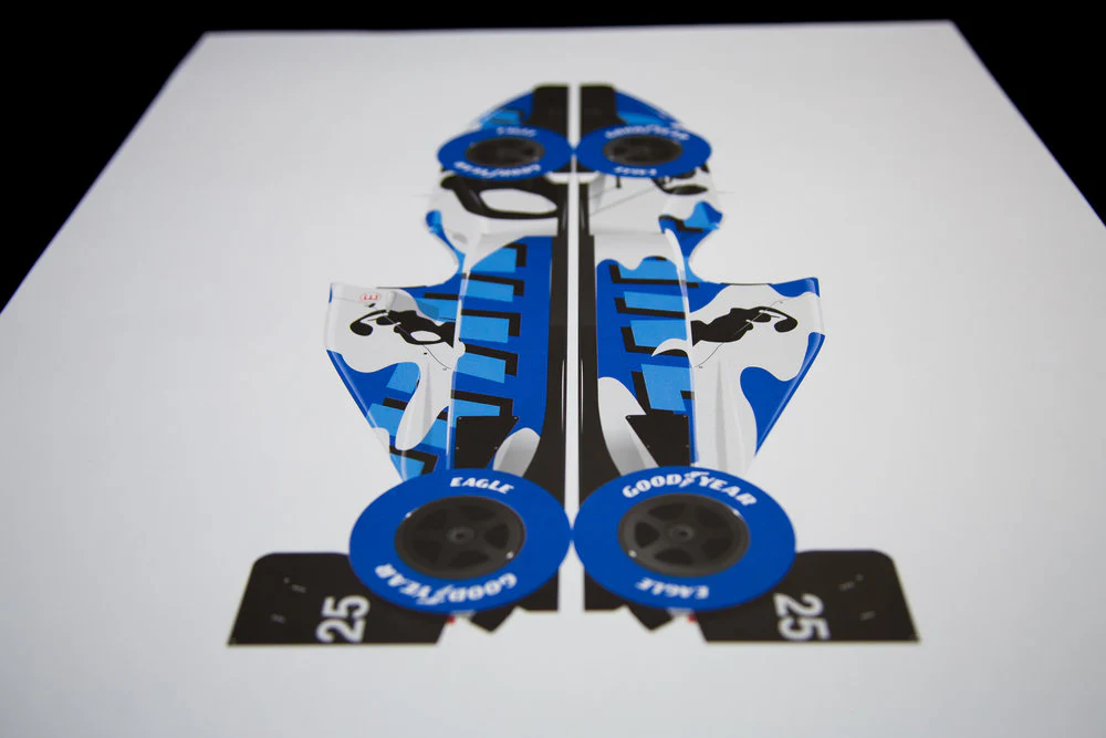 Martin Brundle, Ligier JS39-Renault, 1993 Japanese Grand Prix, Hugo Pratt Livery