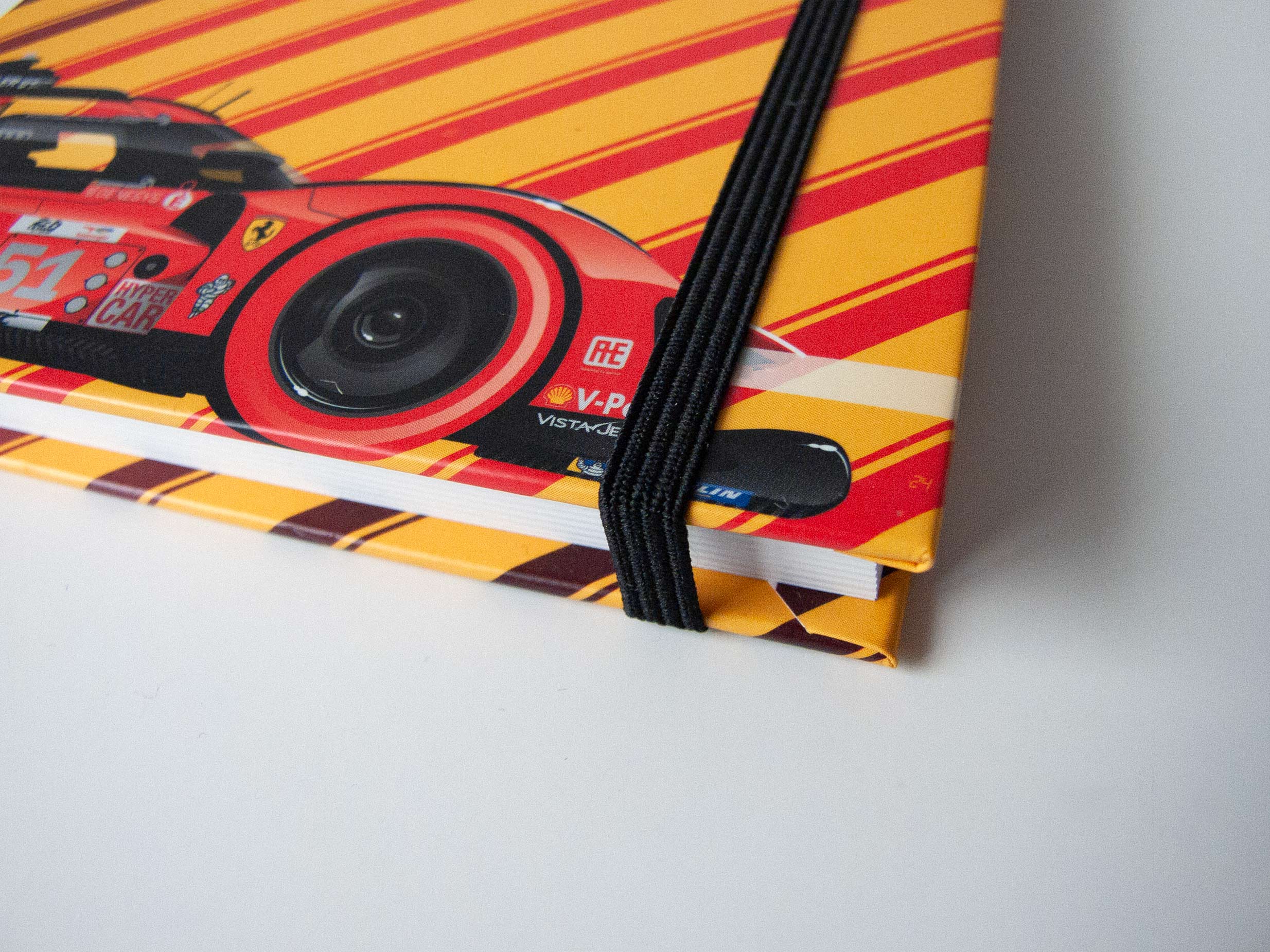 Notebook - Pier Guidi-Calado-Giovinazzi, Ferrari 499P Hypercar, 2023 24 Hours of Le Mans Winners