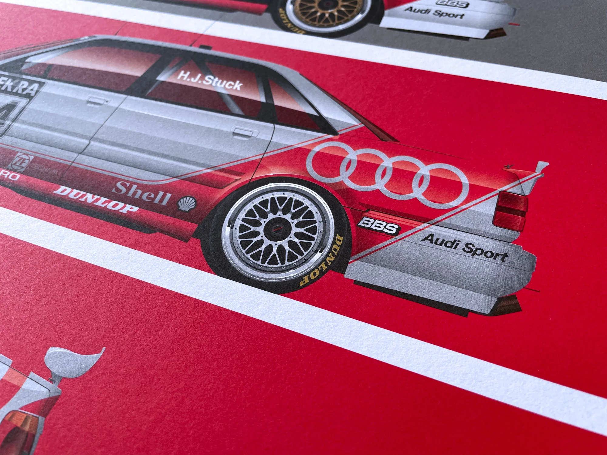 Audi Quattro on Track Short Graphic Story
