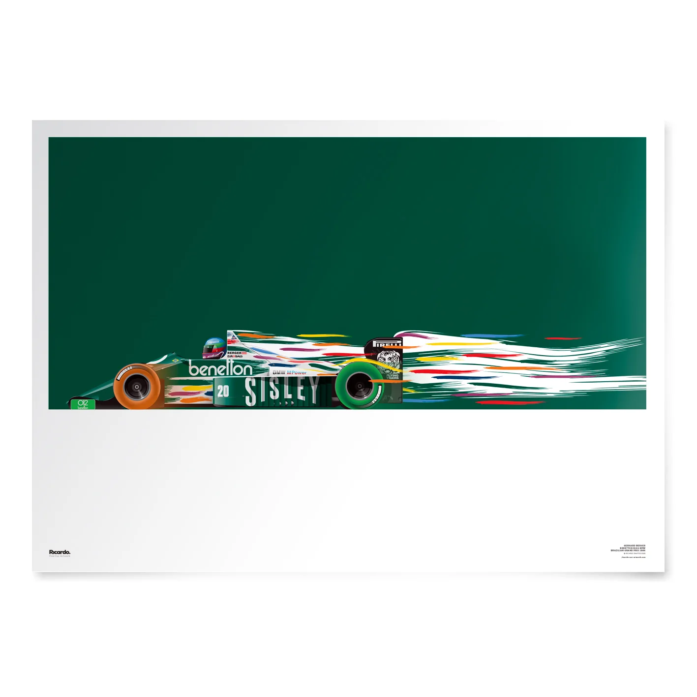 Gerhard Berger, Benetton B186 BMW Brazilian Grand Prix 1986