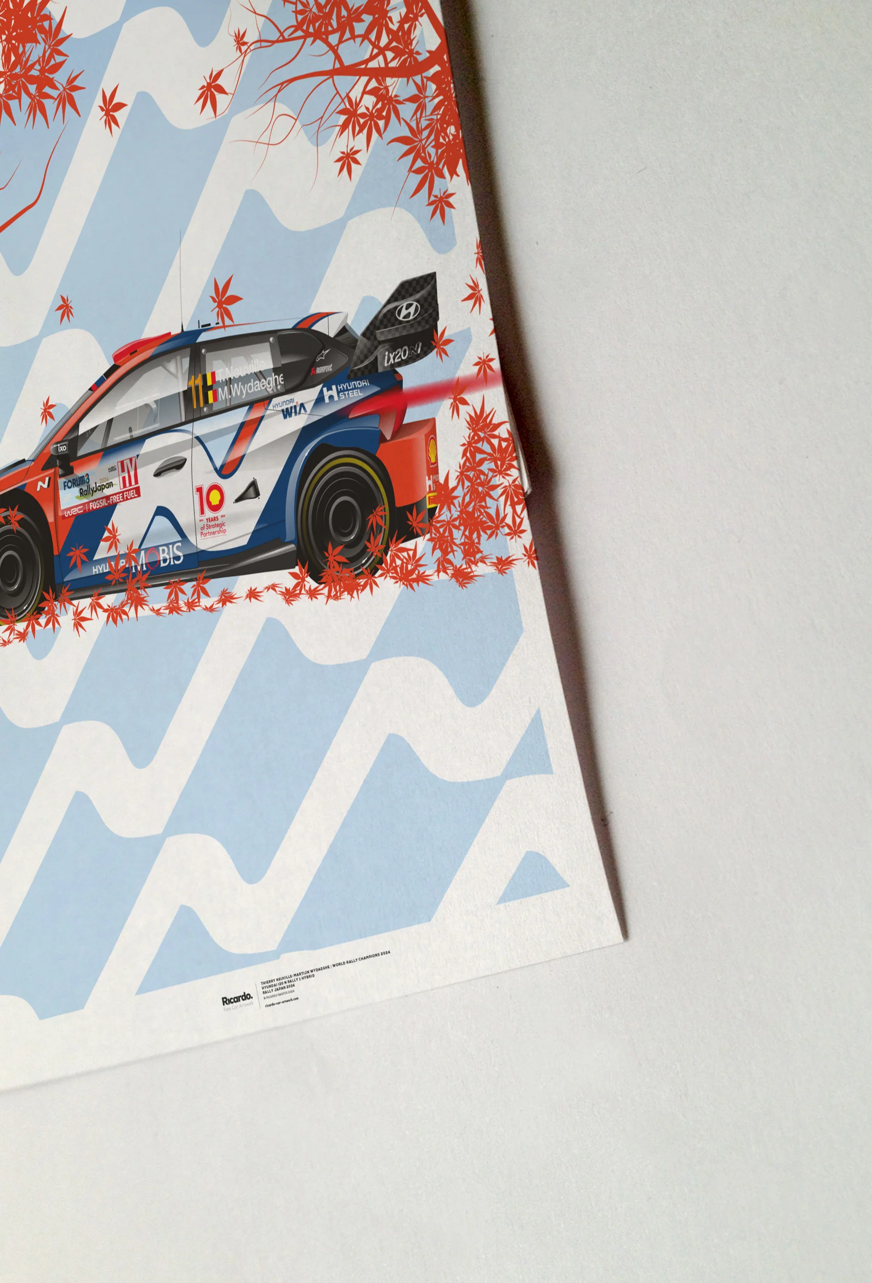 Thierry Neuville-Martijn Wydaeghe, Hyundai i20 N Rally 1 Hybrid, Rally Japan 2024