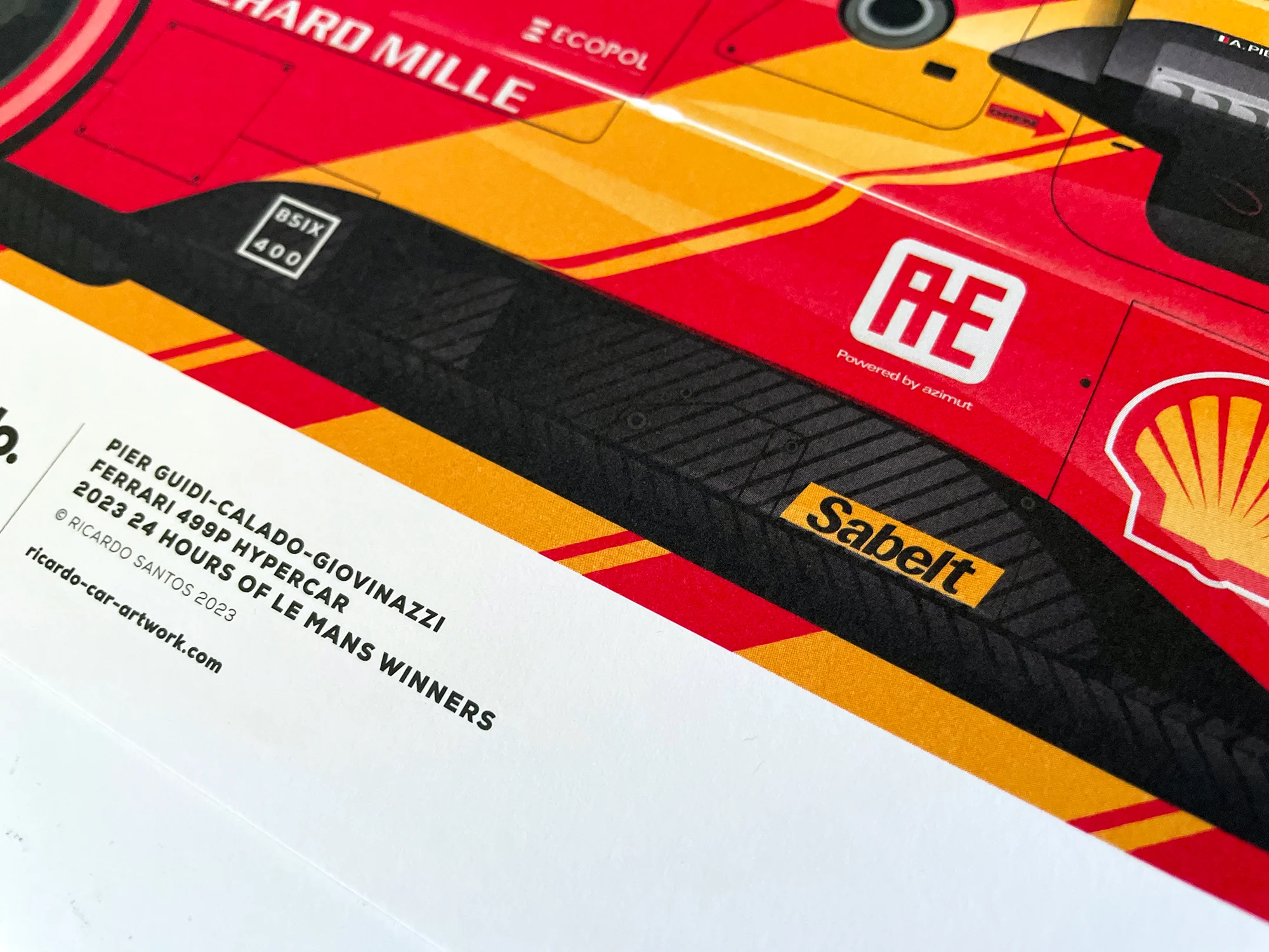 Pier Guidi-Calado-Giovinazzi, Ferrari 499P Hypercar, 2023 24 Hours of Le Mans Winners