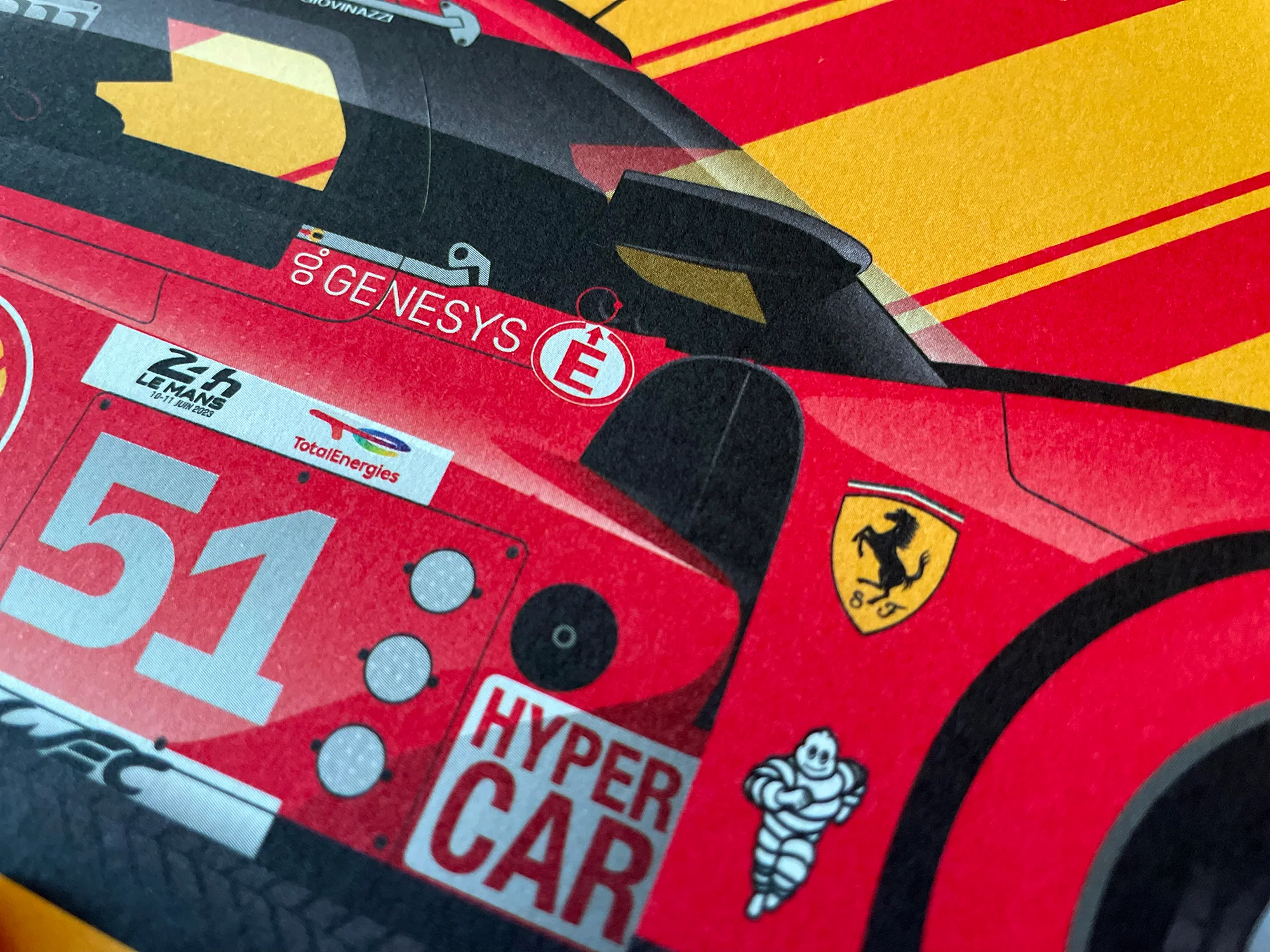 Pier Guidi-Calado-Giovinazzi, Ferrari 499P Hypercar, 2023 24 Hours of Le Mans Winners