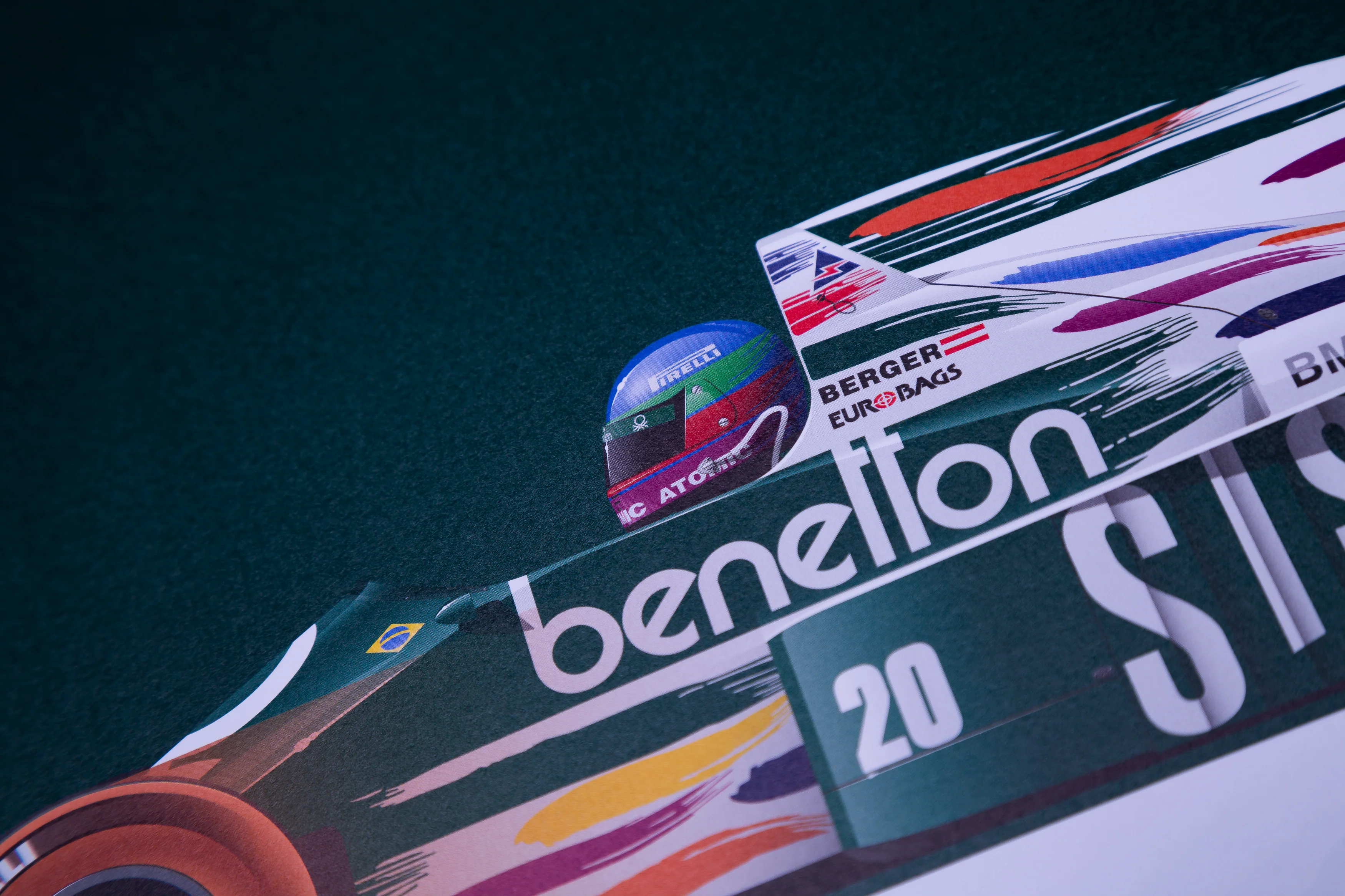 Gerhard Berger, Benetton B186 BMW Brazilian Grand Prix 1986