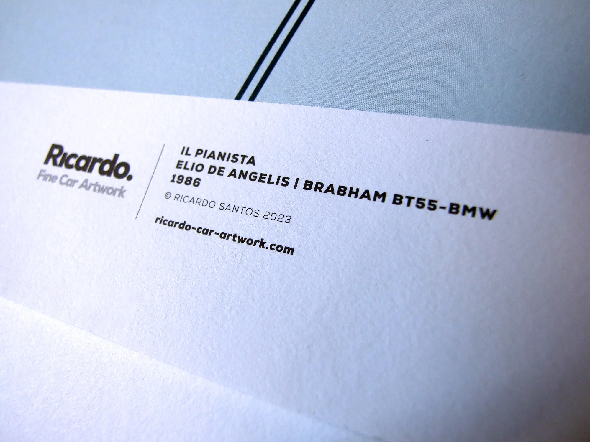 Il Pianista, Elio de Angelis, Brabham BT55-BMW 1986