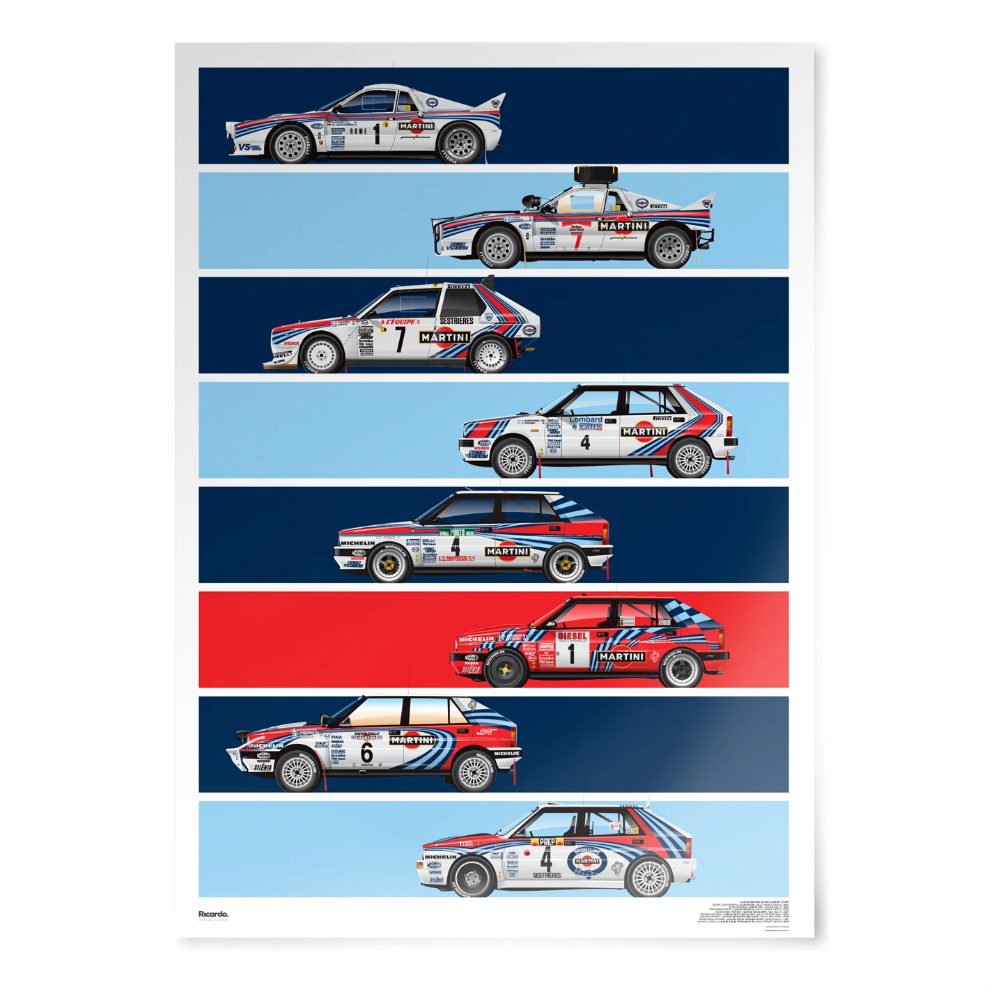Lancia Martini Short Graphic Story, Best Of Edition