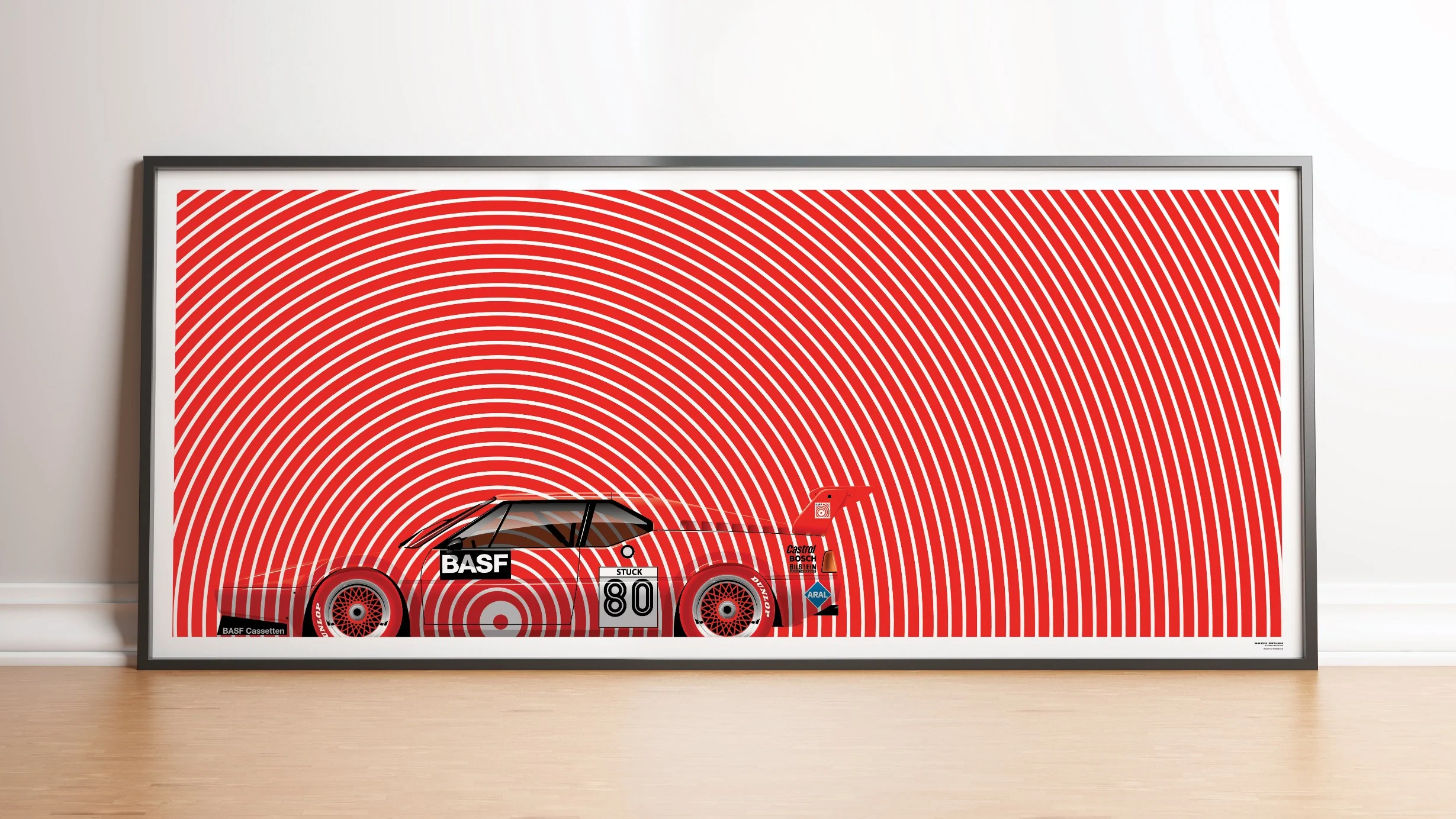 H.J. Stuck, BMW M1, 1980 - Big Format