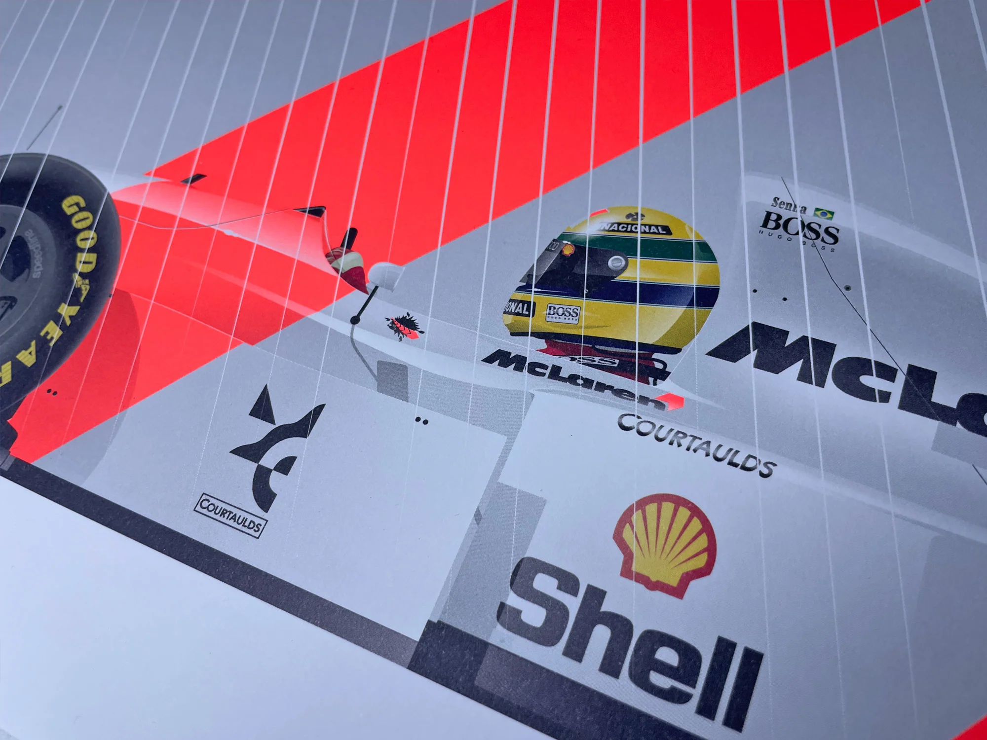 Ayrton Senna, McLaren MP4/8-Ford, European Grand Prix winner 1993