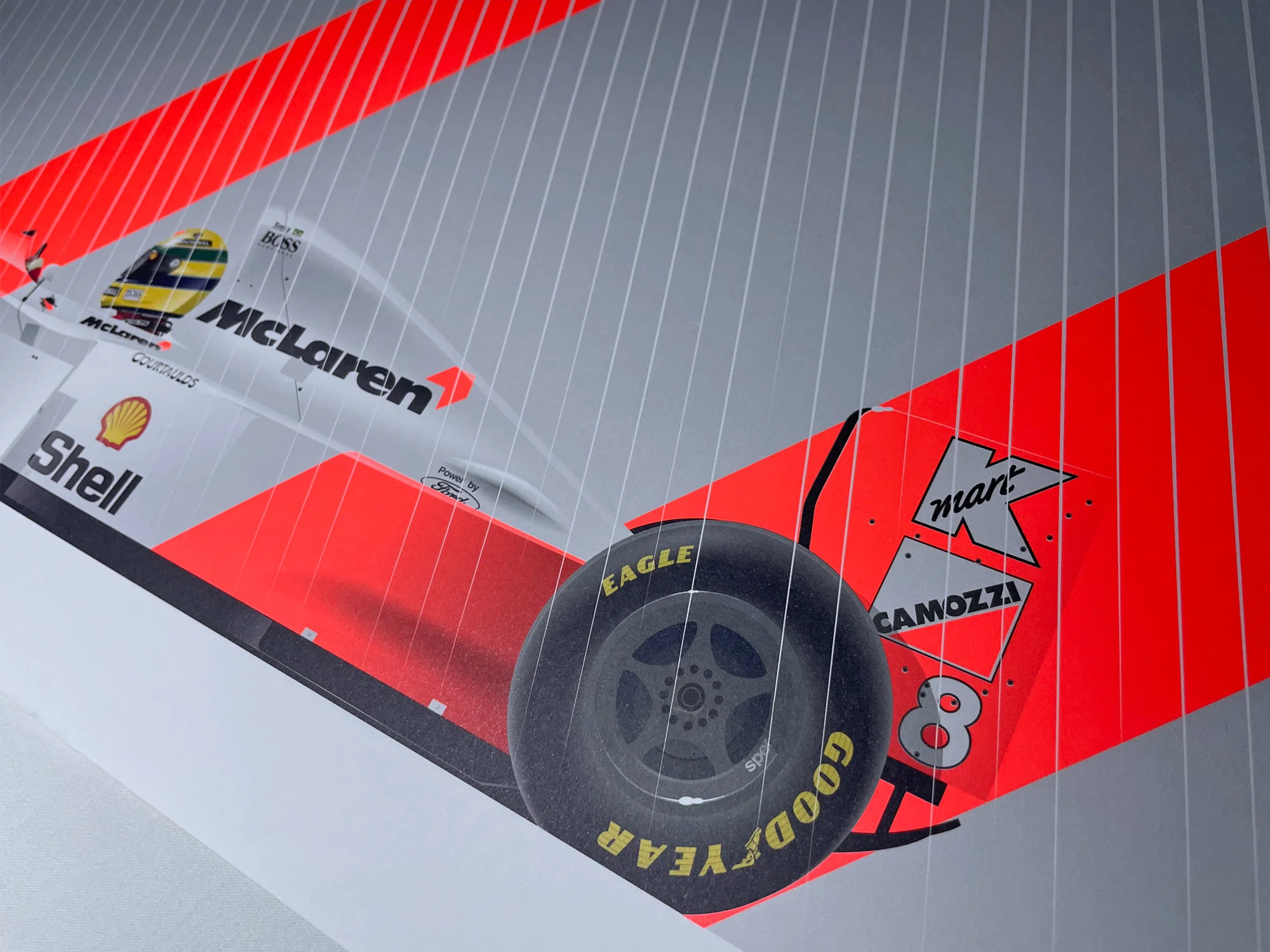 Ayrton Senna, McLaren MP4/8-Ford, European Grand Prix winner 1993