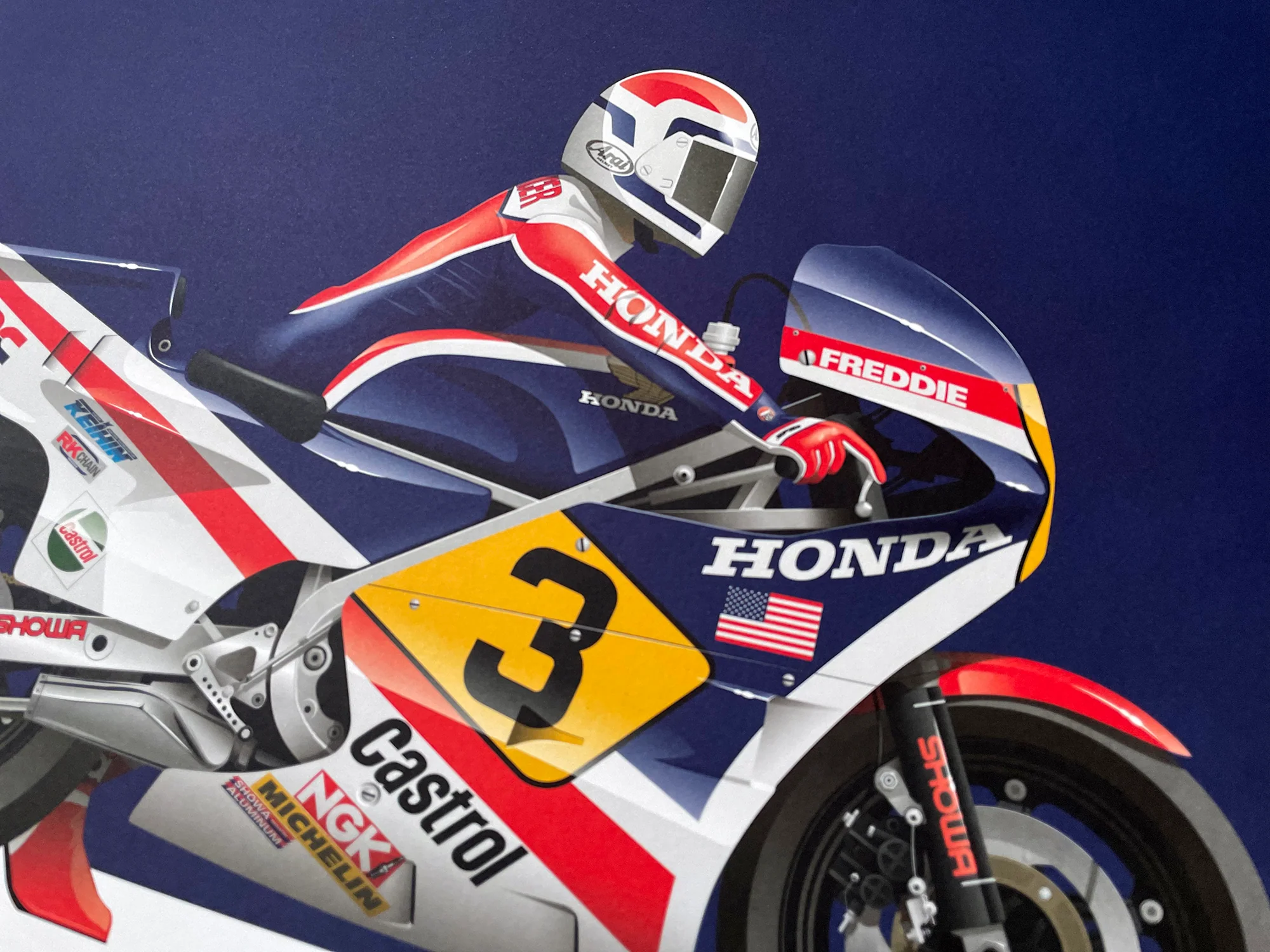 Freddie Spencer, Honda NS500, 500cc World Champion 1983